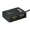 Equip 128952 USB 2.0 sąsajos stotelė 4 prievadai juoda