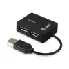 Equip 128952 USB 2.0 sąsajos stotelė 4 prievadai juoda