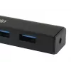 Equip 128953 USB 3.2 Gen 1 sąsajų šakotuvas 4× Type-A 5 Gbit/s juodas