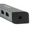 Equip 128954 USB 3.2 Gen 1 (3.1 Gen 1) Type-C sąsajų šakotuvas, 4×USB-A, 5000 Mbit/s, juodas