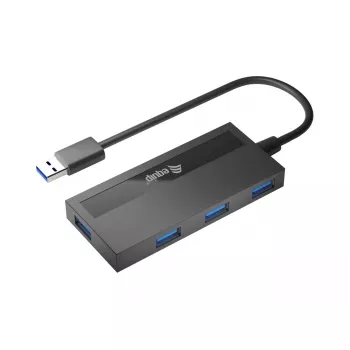USB šakotuvas Equip 4 prievadų USB 3.0 su USB-C adapteriu