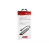 Equip USB-C 4 prievadų USB 3.2 Gen 1 šakotuvas, USB 3.2 Gen 1 (3.1 Gen 1) Type-C, 5000 Mbit/s, juodas, sidabrinis, aliuminis, 0,15 m