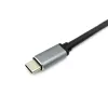Equip USB-C 4 in 1 Dual HDMI adapteris, USB 3.2 Gen 1 (3.1 Gen 1) Type-C, sidabrinis, 4K Ultra HD, 30 Hz, HDMI, aliuminis