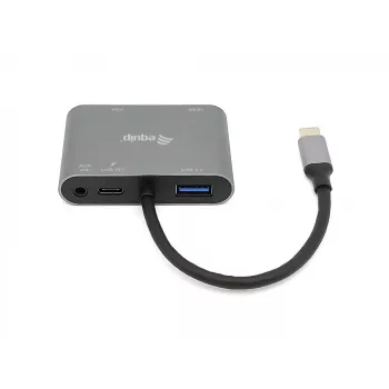 Adapteris Equip USB-C 5 in 1 Multifunkcinis