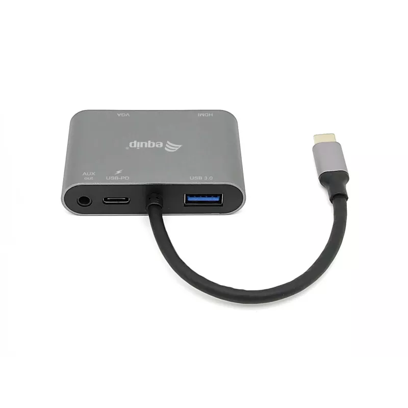 Adapteris Equip USB-C 5 in 1 Multifunkcinis