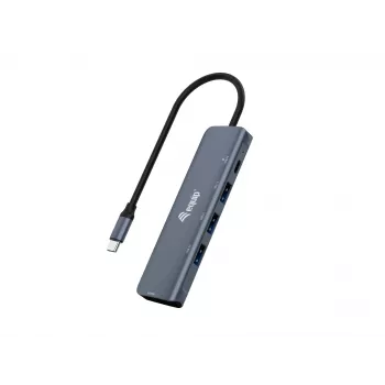 Equip USB-C 5 viename daugiafunkcis adapteris, HDMI, USB 3.2 GEN1, 100W USB PD