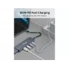 Equip USB-C 5 viename daugiafunkcis adapteris, HDMI, USB 3.2 GEN1, 100W USB PD