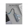 Equip USB-C 5 viename daugiafunkcis adapteris, HDMI, USB 3.2 GEN1, 100W USB PD
