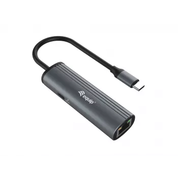 Equip USB-C į RJ45 Gigabit tinklo adapteris su PD įkrovimu 100W