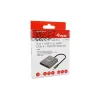 Equip 133488 3 viename USB-C į HDMI / USB-A / USB PD adapteris, USB 3.2 Gen 1 (3.1 Gen 1), 4K/60 Hz, 100 W PD, aliuminis, juodas/pilkas