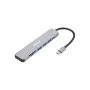 Equip USB-C 7-in-1 Multifunkcinis adapteris, HDMI 4K/60Hz, USB 3.2 Gen1 x 3, TF/MICRO SD, 100W USB PD