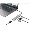 Equip USB-C 7-in-1 Multifunkcinis adapteris, HDMI 4K/60Hz, USB 3.2 Gen1 x 3, TF/MICRO SD, 100W USB PD