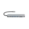 Equip USB-C 7-in-1 Multifunkcinis adapteris, HDMI 4K/60Hz, USB 3.2 Gen1 x 3, TF/MICRO SD, 100W USB PD