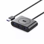 UGREEN Hub 20291 Juodas 0,8 m USB 3.0 4 prievadų šakotuvas