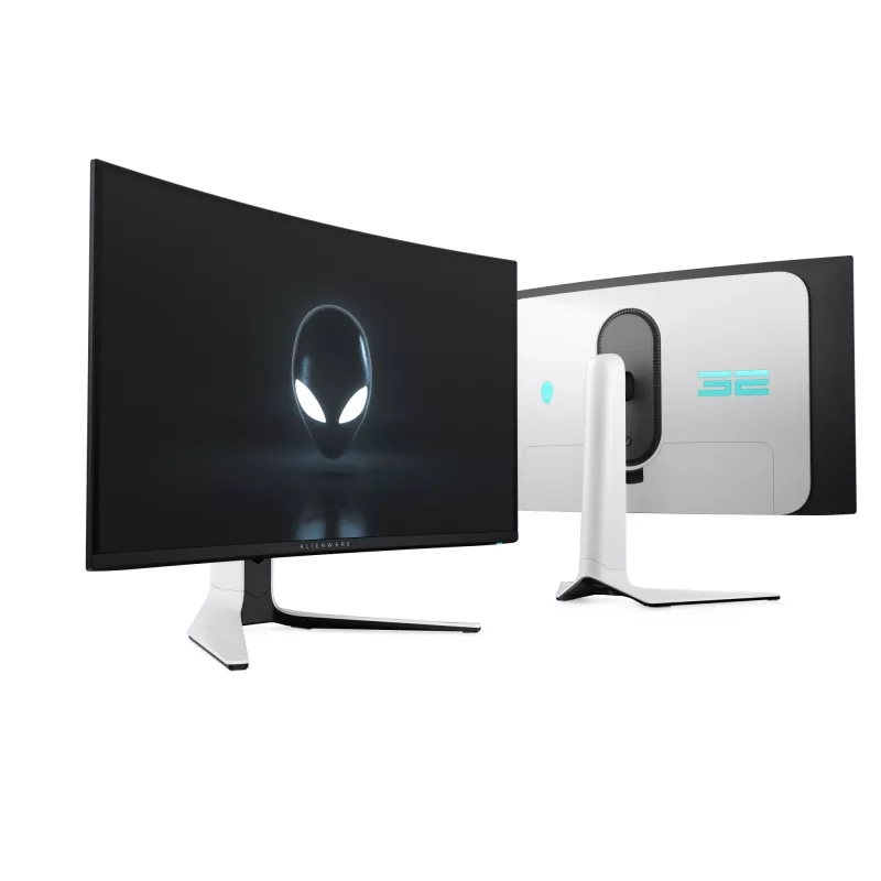 Alienware AW3225QF kompiuterio monitorius 81,3 cm (32 col.) 3840 x 2160 pikselių 4K Ultra HD QD-OLED juodas, baltas