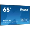 iiyama LH6541UHS-B1AG Profesionalus reklaminis ekranas 163,8 cm (64,5 col.) LCD 500 cd/m² 4K Ultra HD juodas 24/7