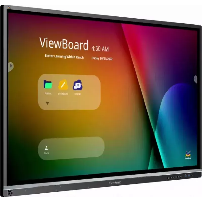 ViewSonic IFP5550-5 interaktyvi lenta 139,7 cm (55 colių) 3840 x 2160 pikselių Liečiamas ekranas Juoda HDMI