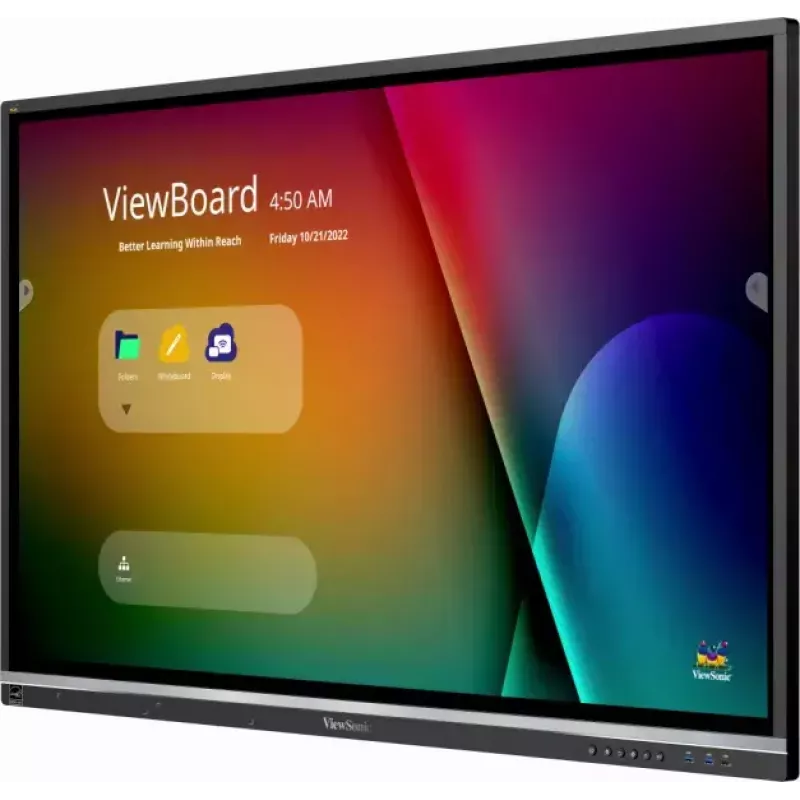 ViewSonic IFP5550-5 interaktyvi lenta 139,7 cm (55 colių) 3840 x 2160 pikselių Liečiamas ekranas Juoda HDMI