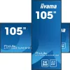 IIYAMA LH10551UWS-B1AG Skaitmeninės reklamos ekranas 105 colių (2,67 m) LED 500 cd/m² UltraWide 5K HD juodas 24/7