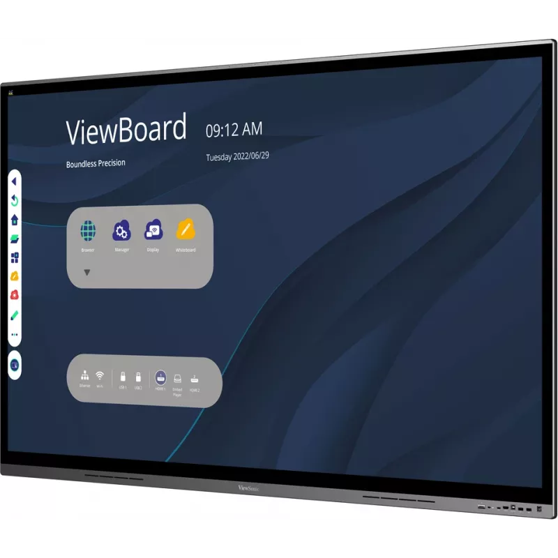 ViewSonic ViewBoard IFP7562 interaktyvus ekranas 75 colių (190,5 cm) LED 4K Ultra HD liečiamas ekranas su Android