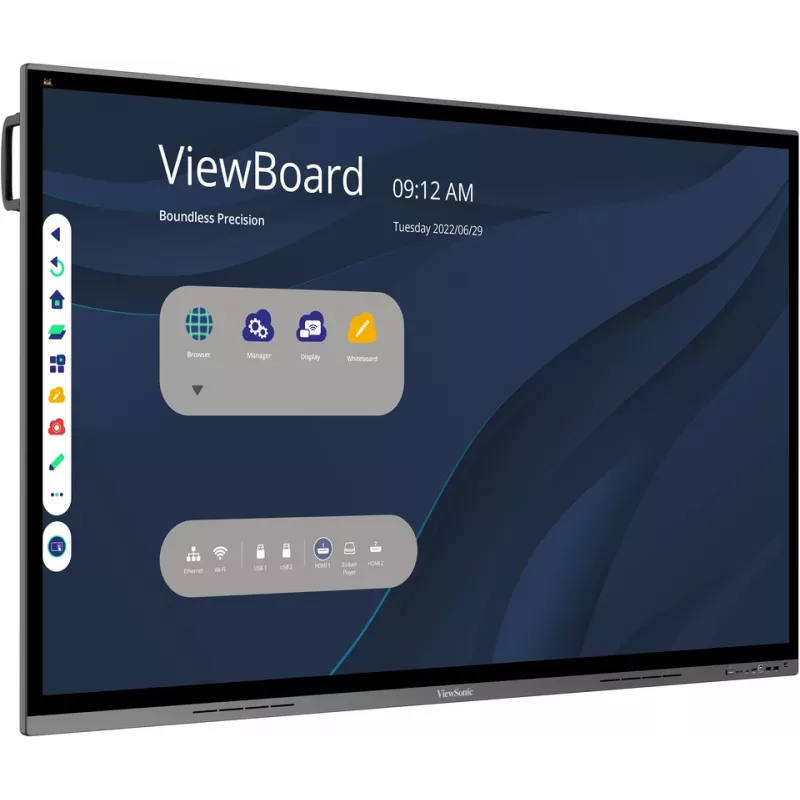 ViewSonic ViewBoard IFP7562 interaktyvus ekranas 75 colių (190,5 cm) LED 4K Ultra HD liečiamas ekranas su Android