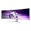 Philips Evnia 8000 49M2C8900/00 kompiuterio monitorius 124,2 cm (48,9 col.) 5120 x 1440 pikselių Dual QHD QD-OLED Baltas