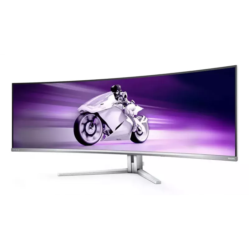 Philips Evnia 8000 49M2C8900/00 kompiuterio monitorius 124,2 cm (48,9 col.) 5120 x 1440 pikselių Dual QHD QD-OLED Baltas