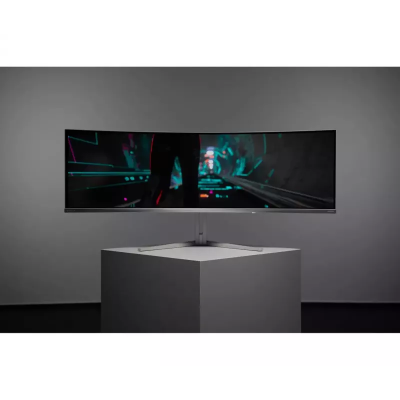 Philips Evnia 8000 49M2C8900/00 kompiuterio monitorius 124,2 cm (48,9 col.) 5120 x 1440 pikselių Dual QHD QD-OLED Baltas