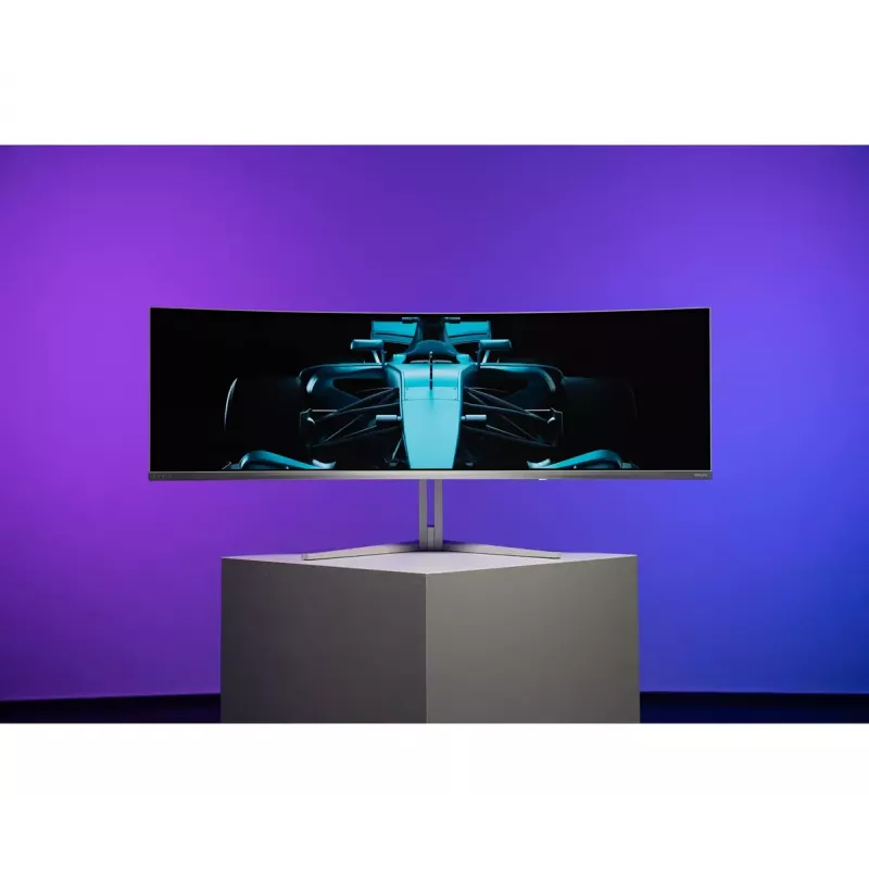 Philips Evnia 8000 49M2C8900/00 kompiuterio monitorius 124,2 cm (48,9 col.) 5120 x 1440 pikselių Dual QHD QD-OLED Baltas