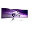 Philips Evnia 8000 49M2C8900/00 kompiuterio monitorius 124,2 cm (48,9 col.) 5120 x 1440 pikselių Dual QHD QD-OLED Baltas