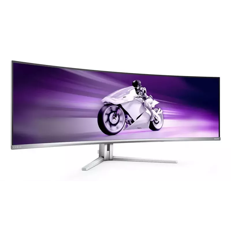 Philips Evnia 8000 49M2C8900/00 kompiuterio monitorius 124,2 cm (48,9 col.) 5120 x 1440 pikselių Dual QHD QD-OLED Baltas