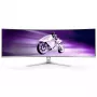 Philips Evnia 8000 49M2C8900/00 kompiuterio monitorius 124,2 cm (48,9 col.) 5120 x 1440 pikselių Dual QHD QD-OLED Baltas