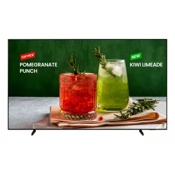Samsung BE98D-H skaitmeninės reklamos plokščiasis ekranas 2.49 m (98 colių) LED Wi-Fi 4K Ultra HD juodas su įmontuotu Tizen procesoriumi 16/7