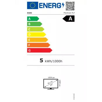 EIZO FlexScan FLT monitorius 60,5 cm (23,8 colio) 1920 x 1080 pikselių Full HD LCD juodas