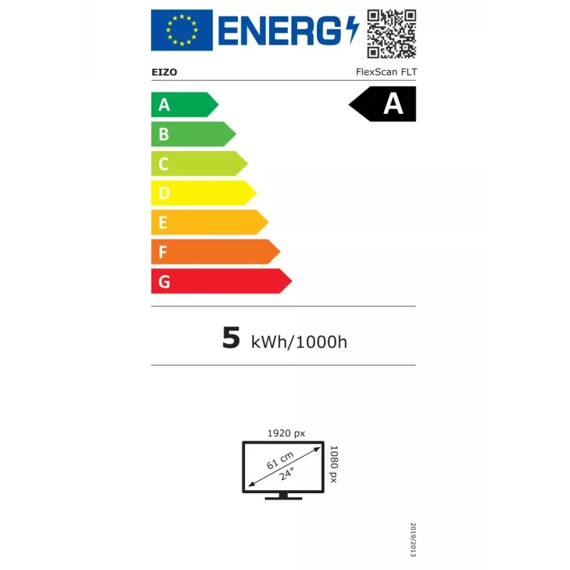 EIZO FlexScan FLT monitorius 60,5 cm (23,8 colio) 1920 x 1080 pikselių Full HD LCD juodas