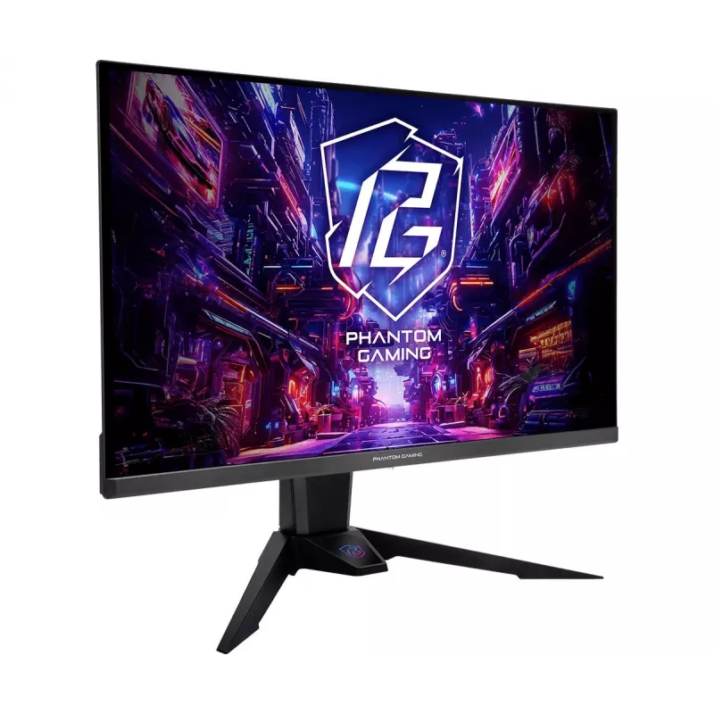 ASRock Phantom Gaming PGO27QFV 27 colių OLED žaidimų monitorius, 2560x1440, 360Hz, juodas