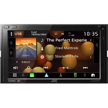 JVC KW-M875DBW automobilinis medijos imtuvas juodas Wi-Fi 180 W Bluetooth
