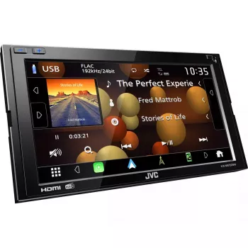 JVC KW-M875DBW automobilinis medijos imtuvas juodas Wi-Fi 180 W Bluetooth