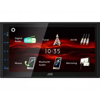 JVC KW-M180DBT automobilinis medijos imtuvas Juodas 180 W Bluetooth