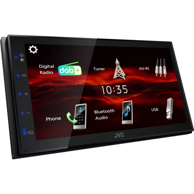 JVC KW-M180DBT automobilinis medijos imtuvas Juodas 180 W Bluetooth