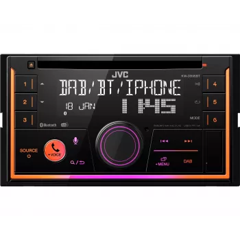 JVC KW-DB95BT Juodas 200 W Bluetooth automagnetola