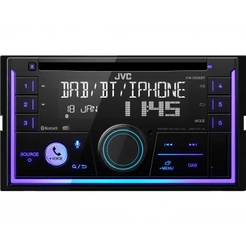 JVC KW-DB95BT Juodas 200 W Bluetooth automagnetola
