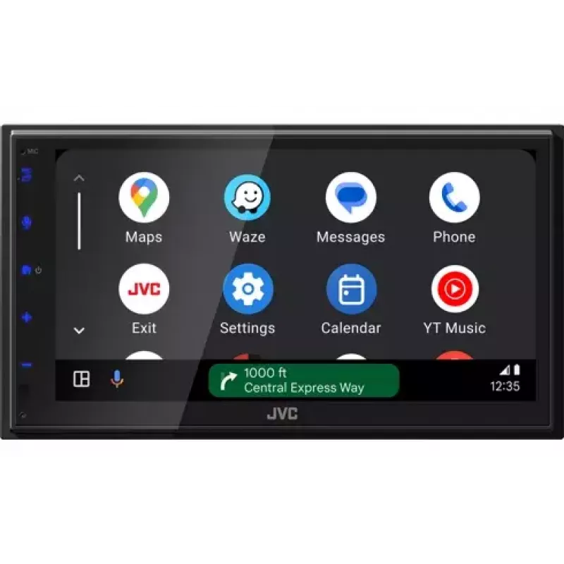 JVC KW-M595DBT automobilinis medijos imtuvas juodas Wi-Fi 22 W Bluetooth
