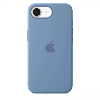 APPLE iPhone 16E – Silikoninis dėklas – Winter Blue (MD3Q4ZM/A)