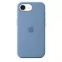 APPLE iPhone 16E – Silikoninis dėklas – Winter Blue (MD3Q4ZM/A)