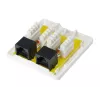 Paviršinė montavimo dėžutė Equip 2 prievadai Cat.6 235214