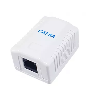 Tinklo jungčių dėžutė Equip 235215 Cat6a balta 54mm x 39mm x 29.5mm