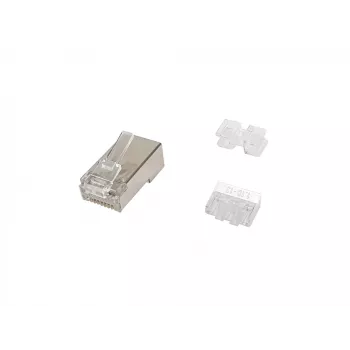 Equip Cat.6A RJ45 ekranuotas kištukas, 100 vnt./pakuotėje