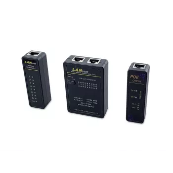 Tinklo kabelių testeris Equip, RJ45, BNC, PoE