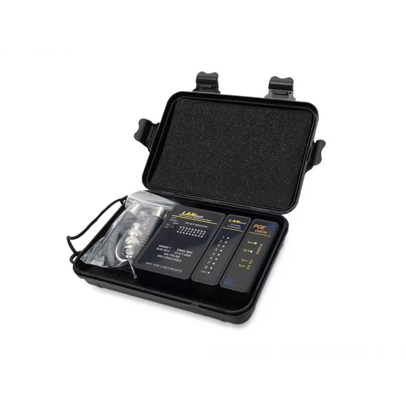 Tinklo kabelių testeris Equip, RJ45, BNC, PoE